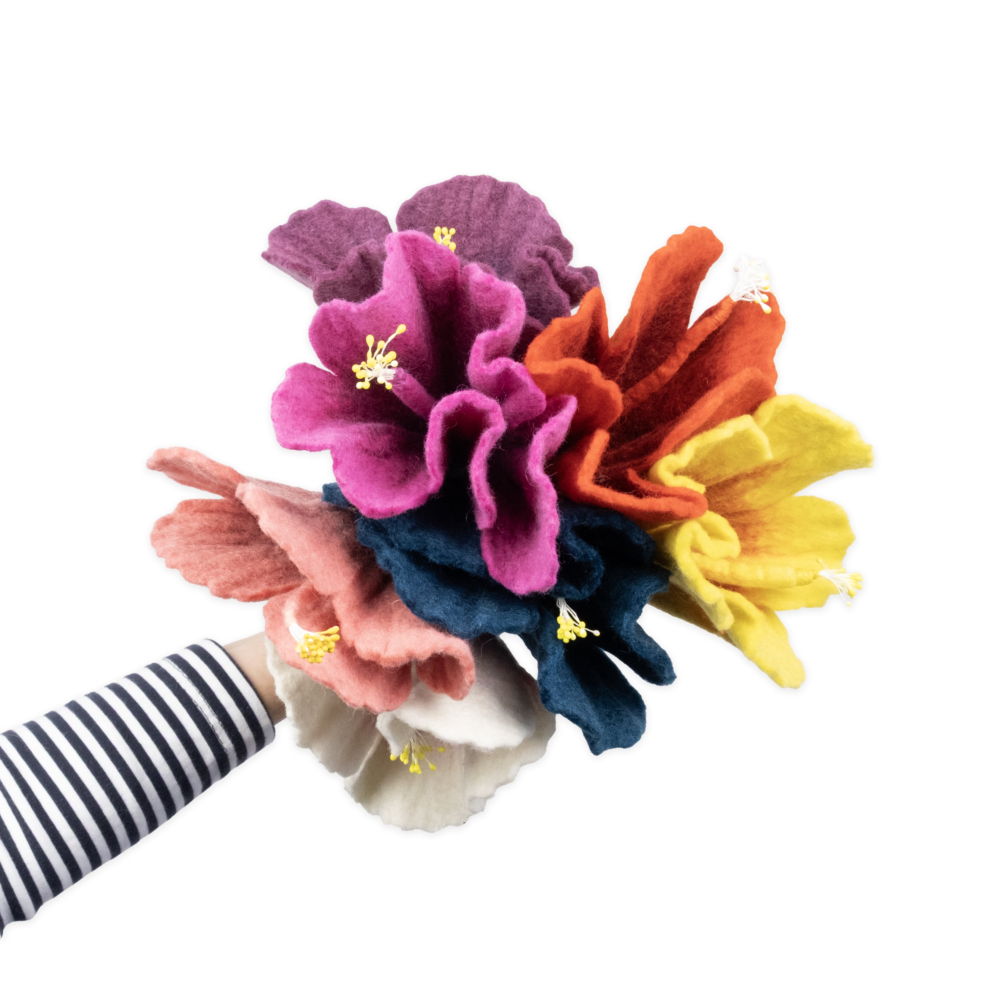 Felt Hibiscus Flower