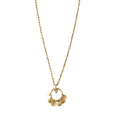 SAMPLE SALE: Brass Medallion Tassel Necklace