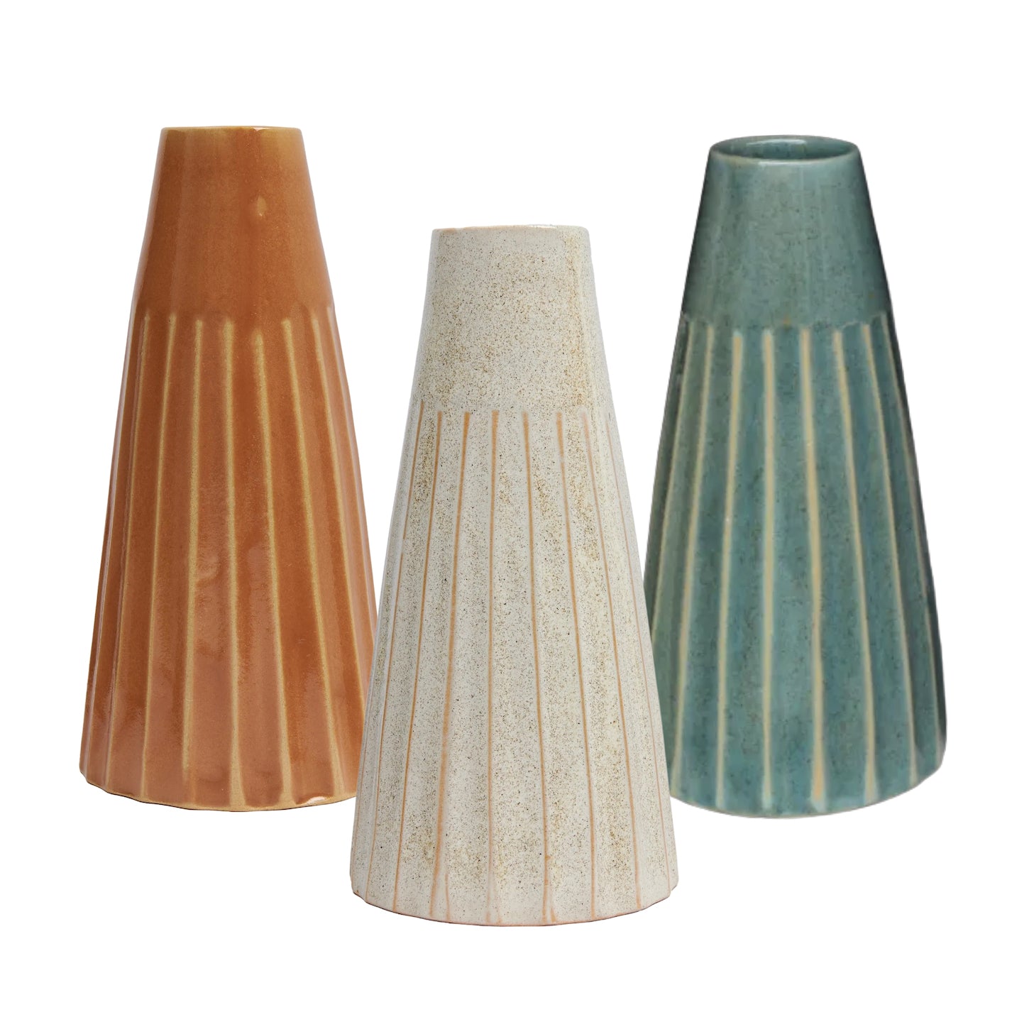 Ceramic Stripe Vase