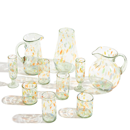 Confetti Barriga Glass Pitcher