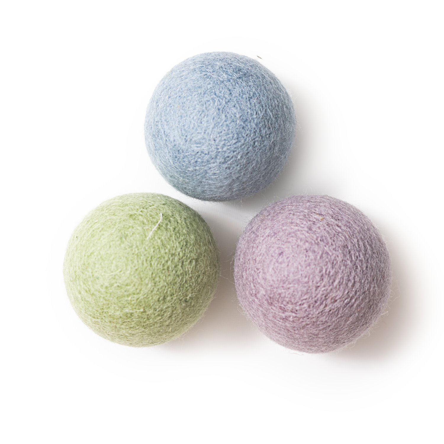 Felt Dryer Balls, Set of Three