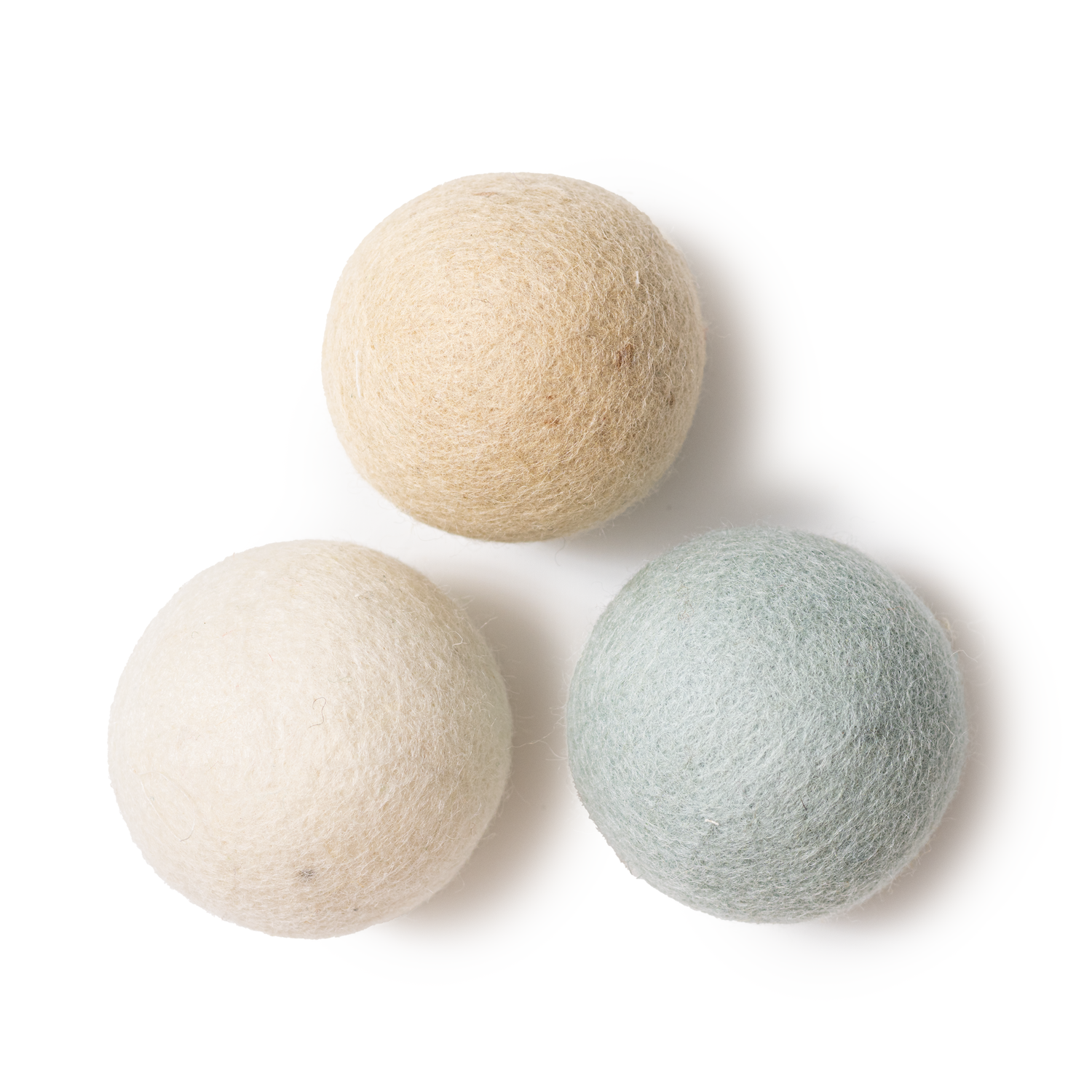 Felt Dryer Balls, Set of Three