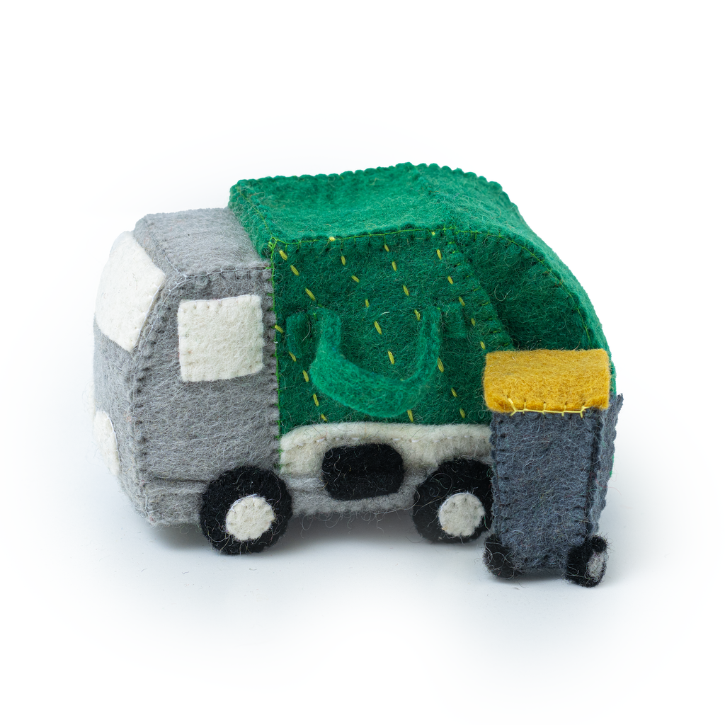 Felt Garbage Truck Toy Global Goods Partners