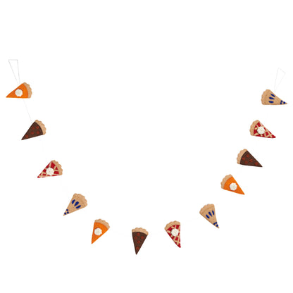Felt Thanksgiving Pie Slices Garland for Home Decoration - Global Goods Partners Fair Trade