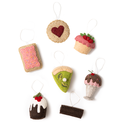 Felt Sweet Treat Ornaments