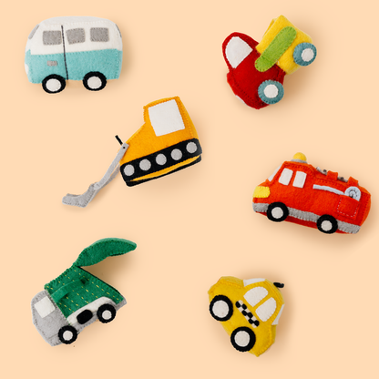 Felt Garbage Truck Toy