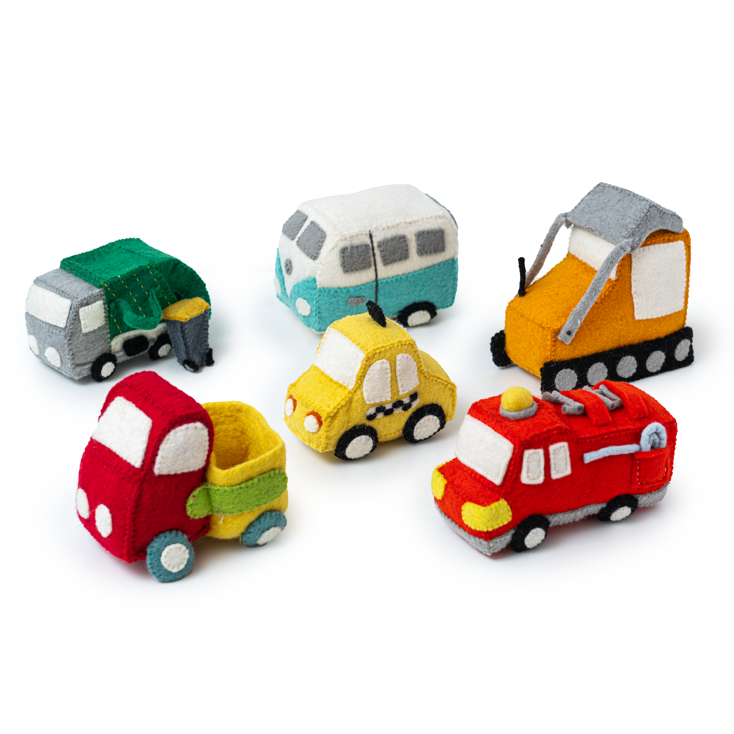 Felt Garbage Truck Toy