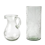 San Miguel Etched Glass Vase