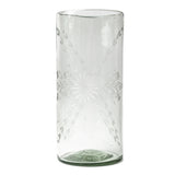 San Miguel Etched Glass Vase