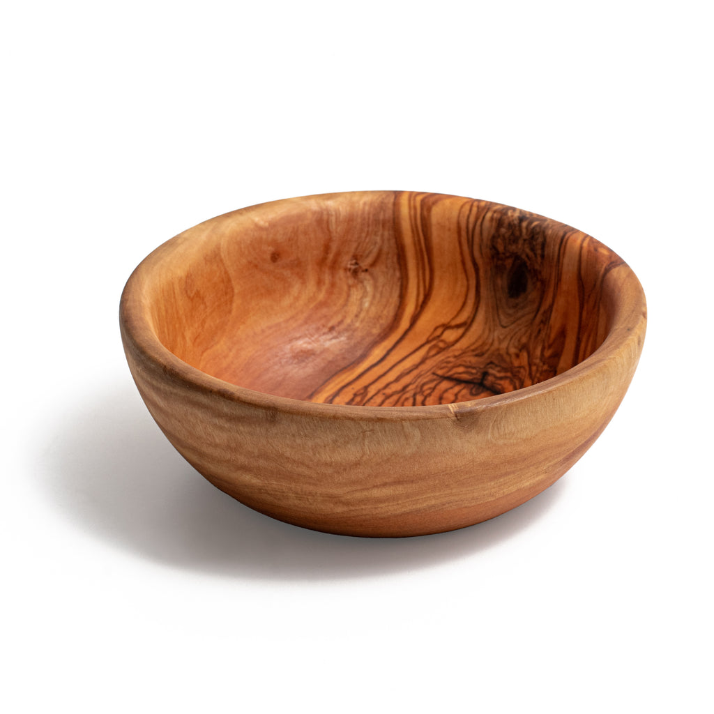 Olive Wood Nesting Snack Bowls