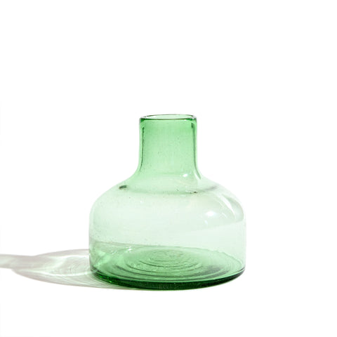 Verde Short Glass Vase
