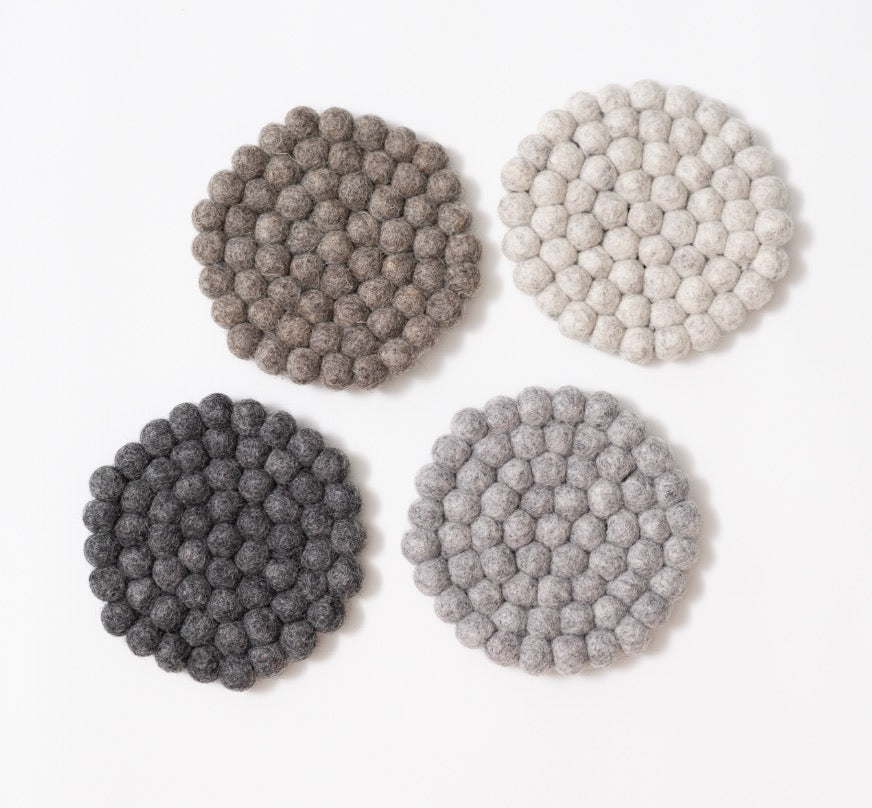 Felt Coasters Set of 4