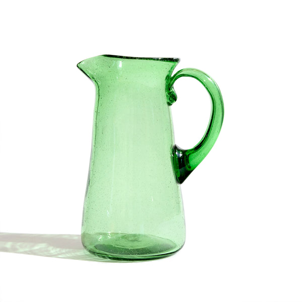 Verde Amiga Glass Pitcher