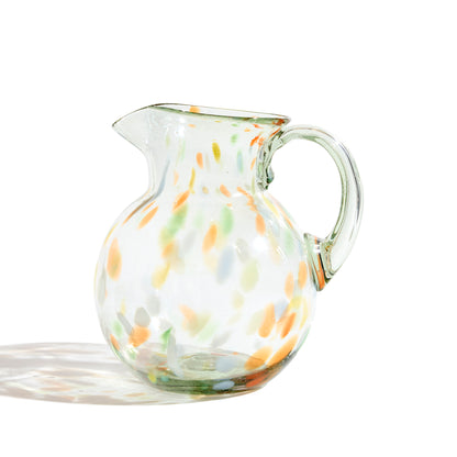 Confetti Barriga Glass Pitcher