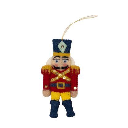 Felt Nutcracker Ornament