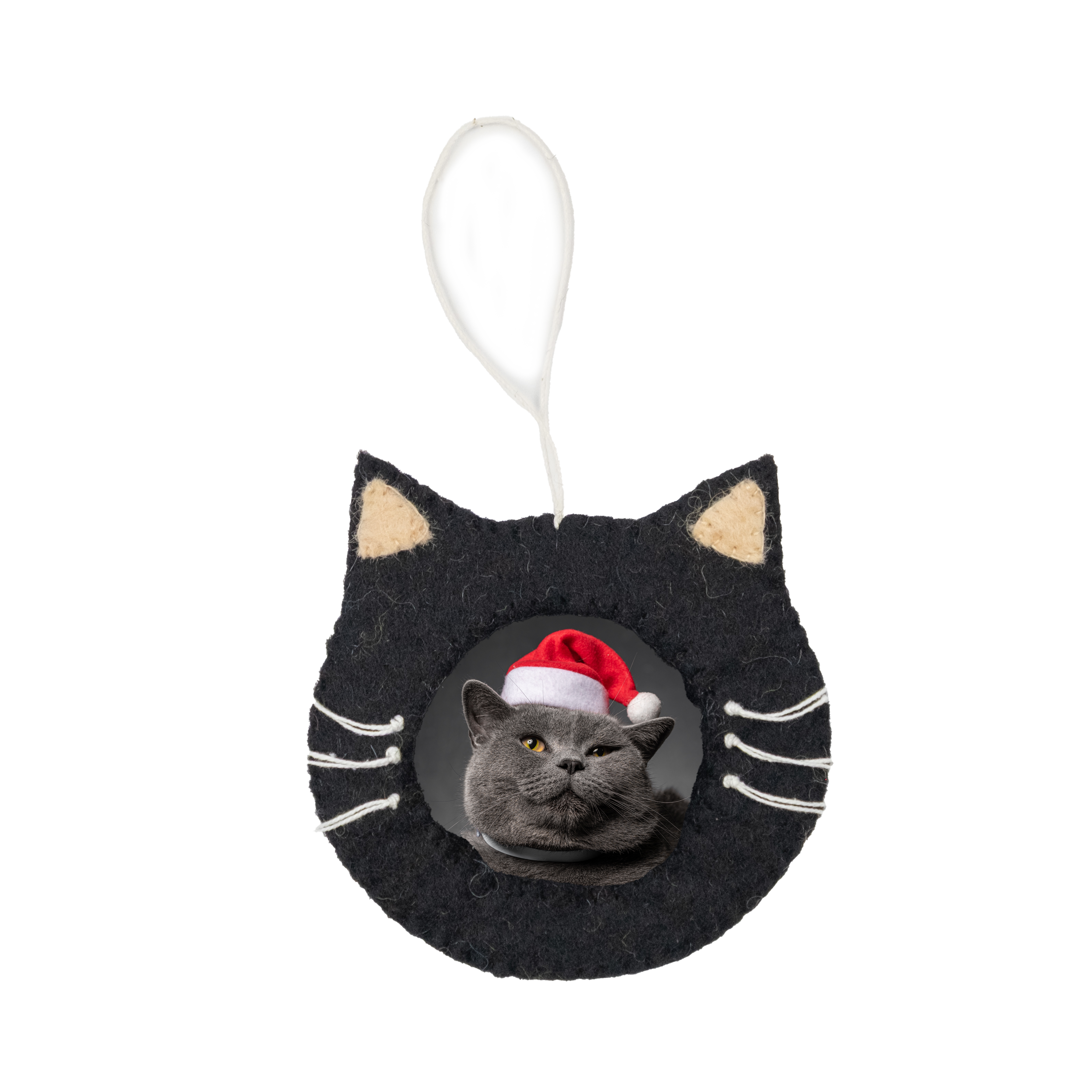 Felt Cat Frame Ornament