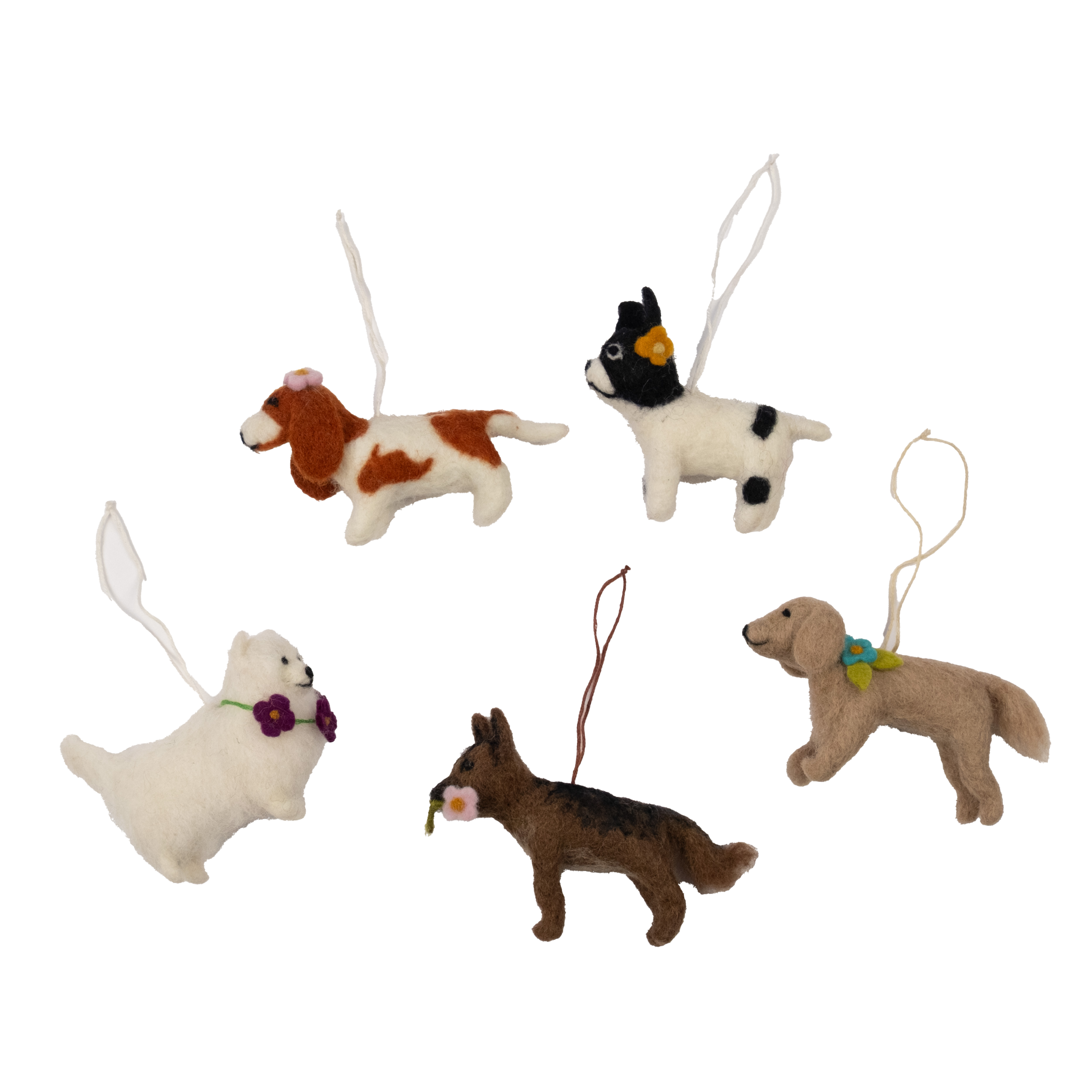 Felt Dog Breed Ornament