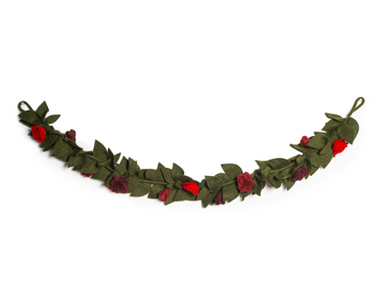 Felt Rose Garland