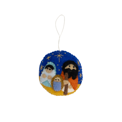 Felt Nativity Ornament