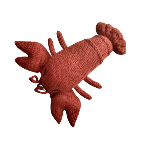 SAMPLE SALE: Stuffed Alpaca Lobster Toy