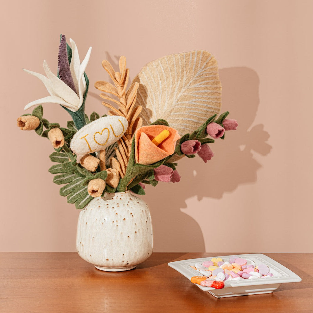 Felt Love Letter Stems  | Global Goods Partners