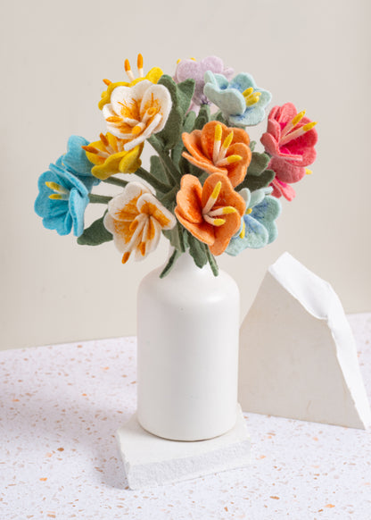 Felt Primrose Flower