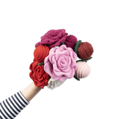 Felt Tea Roses