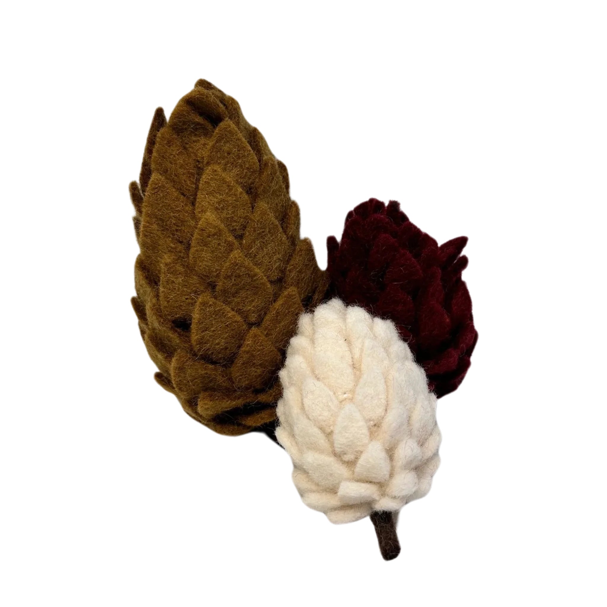 Felt Pinecones - Set of 3