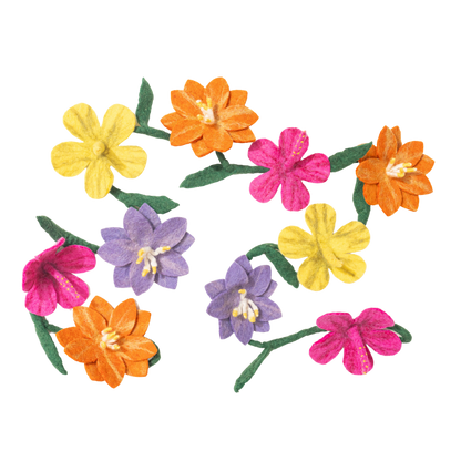 Felt Floral Garland