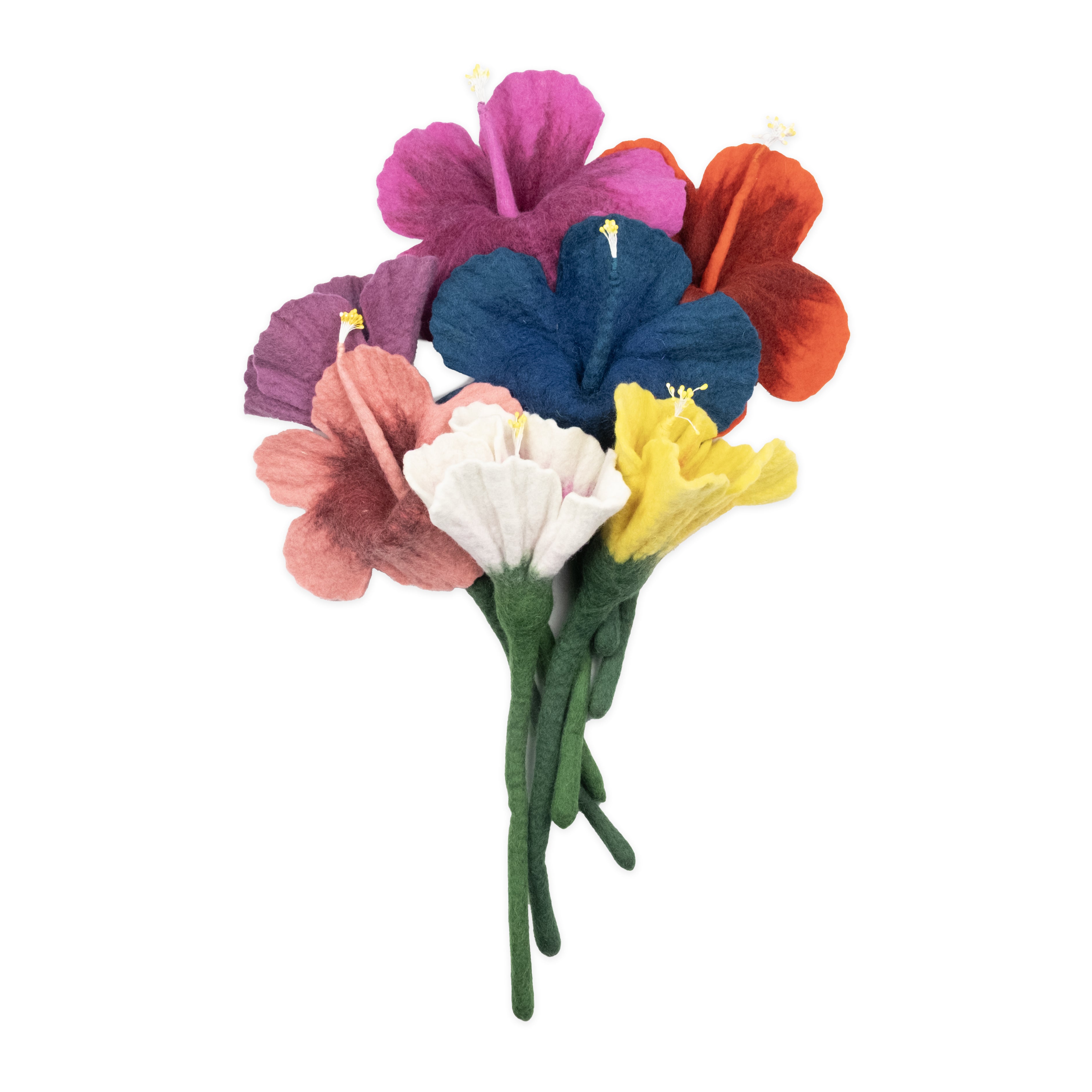 Felt Hibiscus Flower