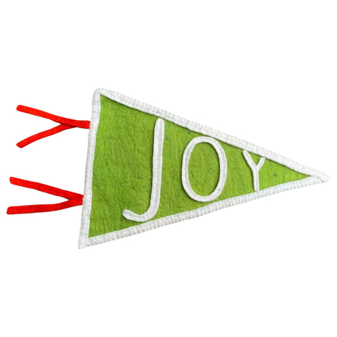 SAMPLE SALE: Joy Pennant  - Green