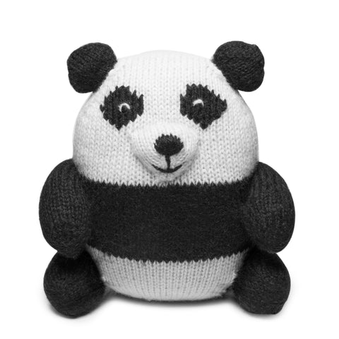 SAMPLE SALE: Knit Alpaca Stuffed Panda