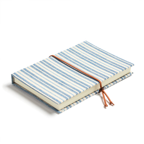 SAMPLE SALE: Large Natural Dyed Journal - Cool Blue