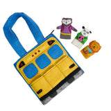 Felt School Bus Puppet Bag