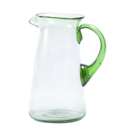 Verde Amiga Glass Pitcher