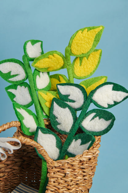 Felt Japanese Euonymus Leaf