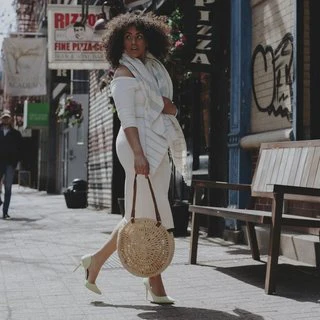 Round Raffia Bag