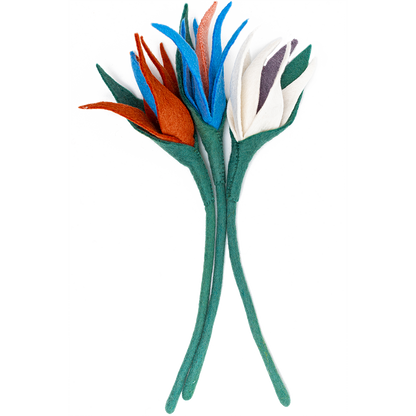 Felt Bird of Paradise Flower