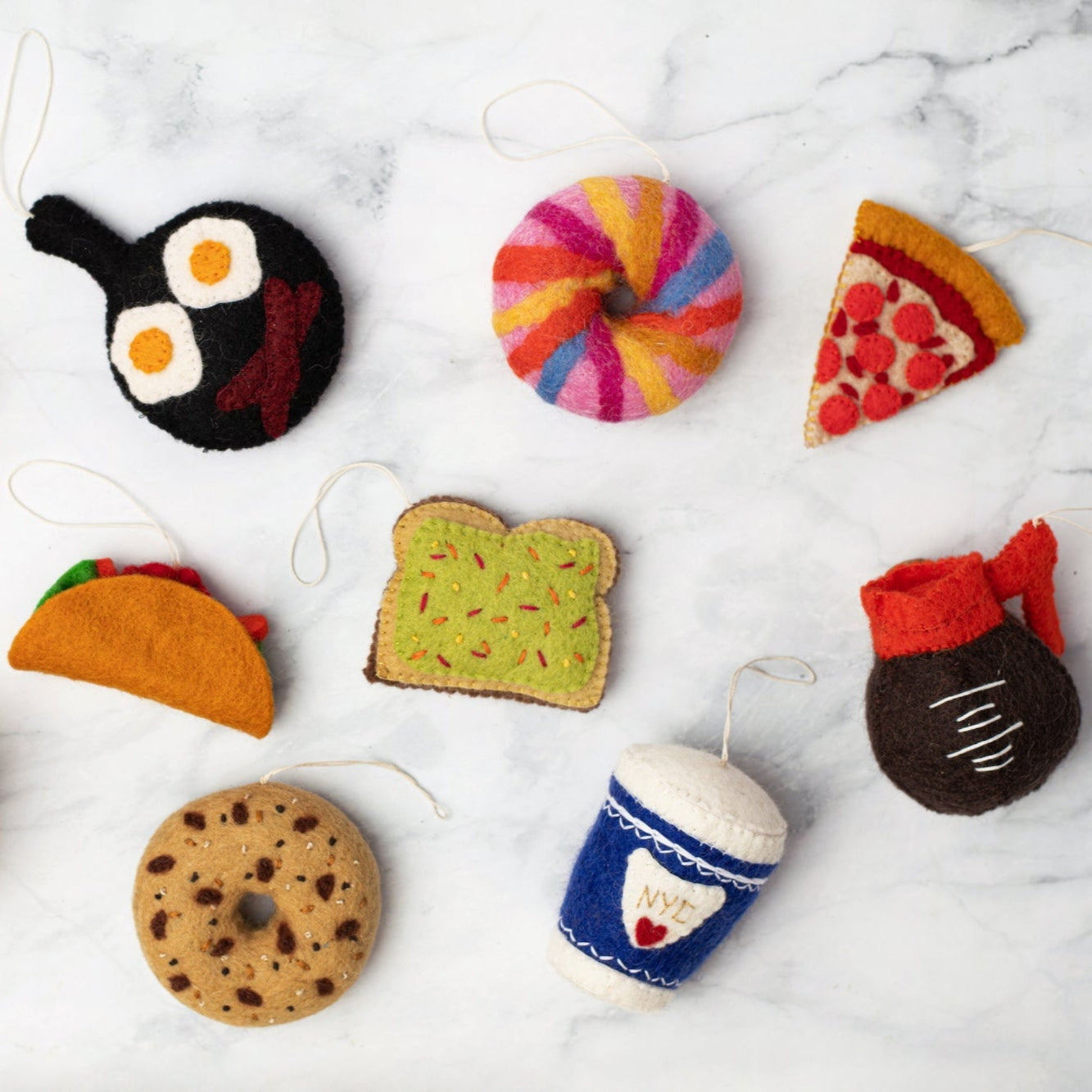 Felt NYC Coffee Cup Ornament