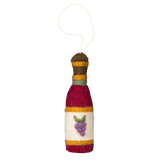 Felt Wine Bottle Ornament