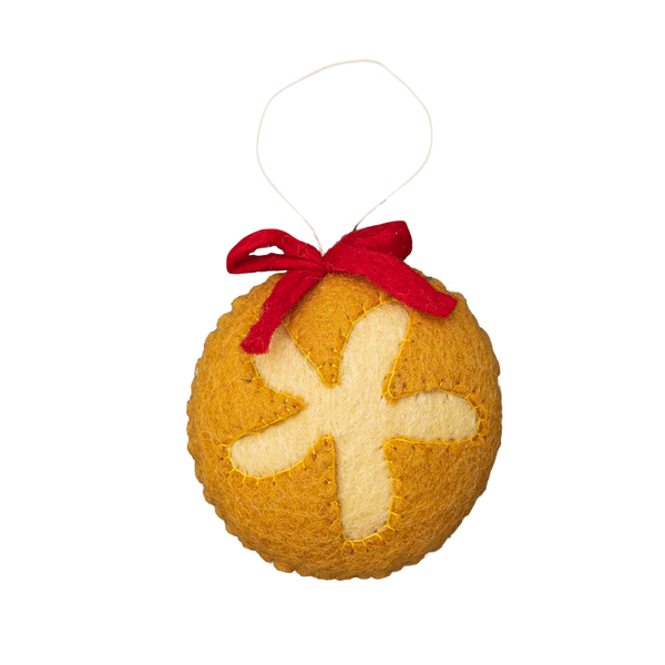 Felt Sourdough Bread Ornament