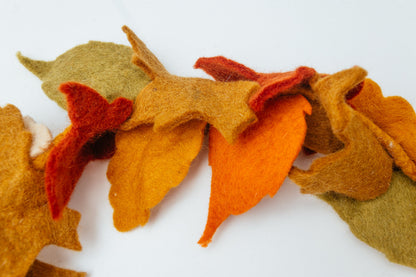 Felt Maple Leaf Garland