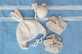 Alpaca Baby Bunny Knit Set