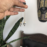 Mini Bone Drop Earrings