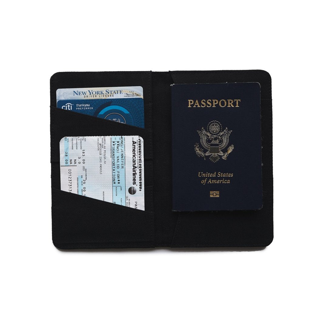 Recycled Tire & Vinyl Passport Holder