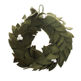 Felt Mistletoe Wreath