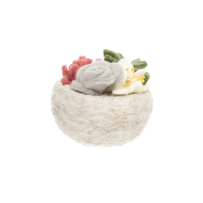 Felt Succulent Bowls