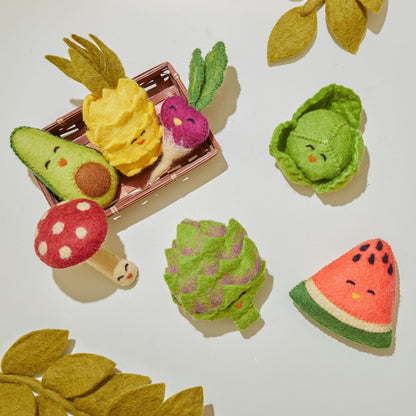 Felt Food Toys & Picnic Basket