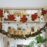 Santa and Reindeer Garland