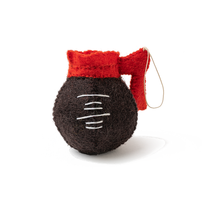 Felt Diner Coffee Pot Ornament